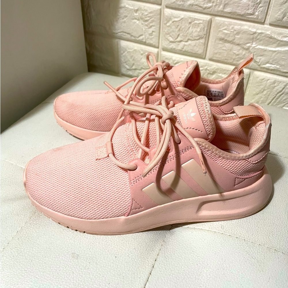 Pink adidas sneakers